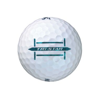 スリクソン TRI STAR トライスター 2024年モデル ゴルフボール　1ダース（12球入り）　ロイヤルグリーン　詳細2