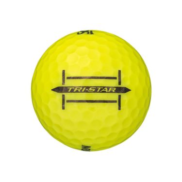 スリクソン TRI STAR トライスター 2024年モデル ゴルフボール　1ダース（12球入り）　プレミアムパッションイエロー　詳細2