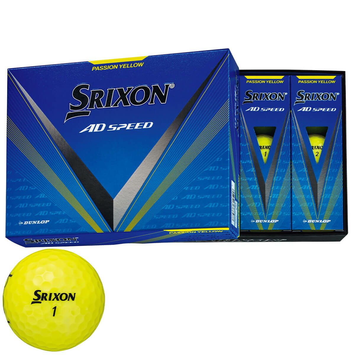 スリクソン(SRIXON) ＡＤ スピード ゴルフボール 1ダース 12個入 PYE AD_SPEED_2024 od‥ スリクソン AD SPEED 2024年モデル ゴルフボール 1ダース（12球入り