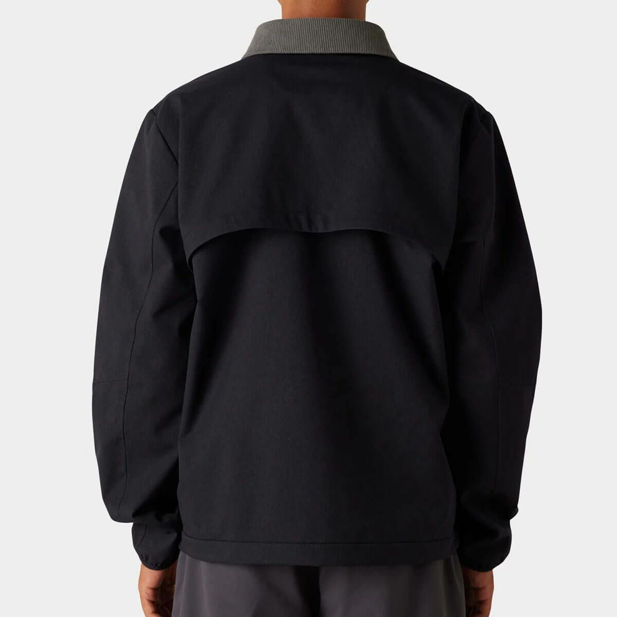 686 X MALBON 撥水 ロゴワッペン ストレッチ 長袖 2WAY フルジップ ジャケット M3FAJKT173 BLACK BLACK　詳細3