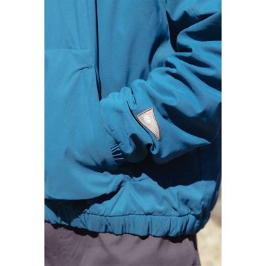 686 X MALBON 撥水 ロゴワッペン PRIMALOFT ストレッチ 長袖 Vネック プルオーバー ジャケット M3FAWLS172 MOROCCAN BLUE　詳細3