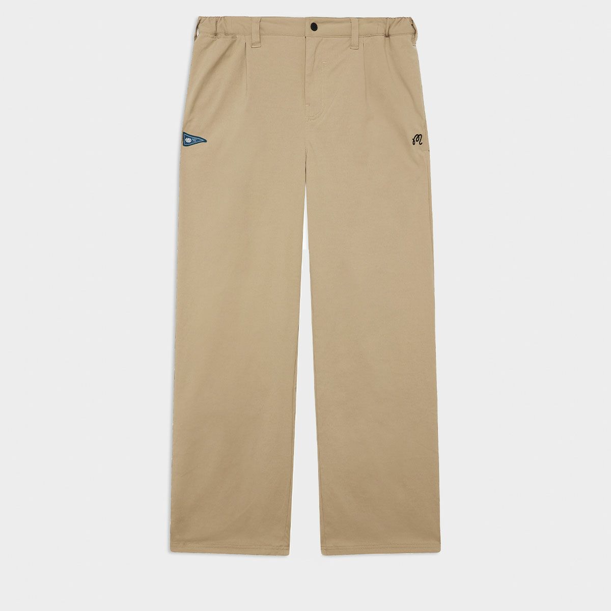 686 X MALBON 撥水 ロゴワッペン 裏地付き ストレッチ ロングパンツ M3FAPNT170 DUNE