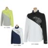 マンシングウェア Munsingwear　レディース ENVOY 配色切替 ストレッチ ロゴデザイン 長袖 ハイネックシャツ MEWVJB03　2023年モデル