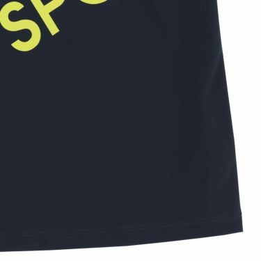 ルコック Le coq sportif　レディース ロゴプリント 配色ライン 半袖 モックネックシャツ QGWVJA00　2023年モデル 詳細6