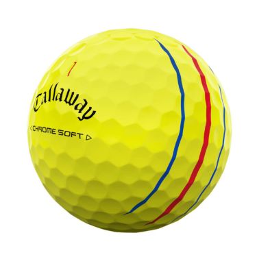 キャロウェイ　クロム ソフト トリプルトラック 2024年モデル　ゴルフボール　1ダース（12球入り） イエロー 詳細3