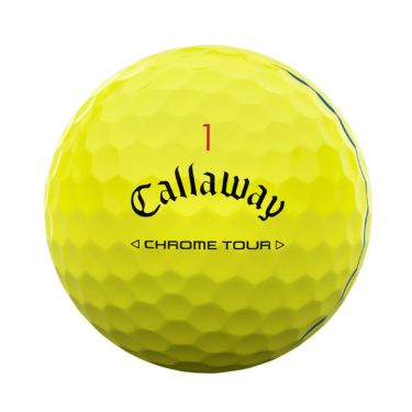 キャロウェイ　クロム ツアー トリプルトラック 2024年モデル　ゴルフボール　1ダース（12球入り） イエロー 詳細2