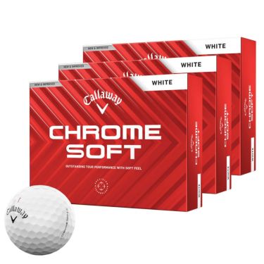 キャロウェイ　クロム ソフト 2024年モデル　ゴルフボール　3ダースセット （12球入り×3箱） 詳細1
