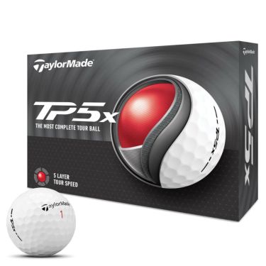 テーラーメイド　TP5x 2024年モデル　ゴルフボール　1ダース（12球入り）　ホワイト