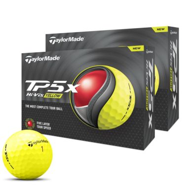 テーラーメイド　TP5x 2024年モデル　ゴルフボール　2ダースセット （12球入り×2箱）　イエロー