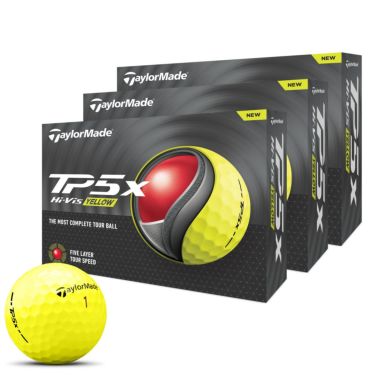 テーラーメイド　TP5x 2024年モデル　ゴルフボール　3ダースセット （12球入り×3箱）　イエロー