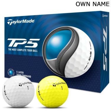 オウンネーム専用　テーラーメイド　TP5 2024年モデル　ゴルフボール　1ダース（12球入り）