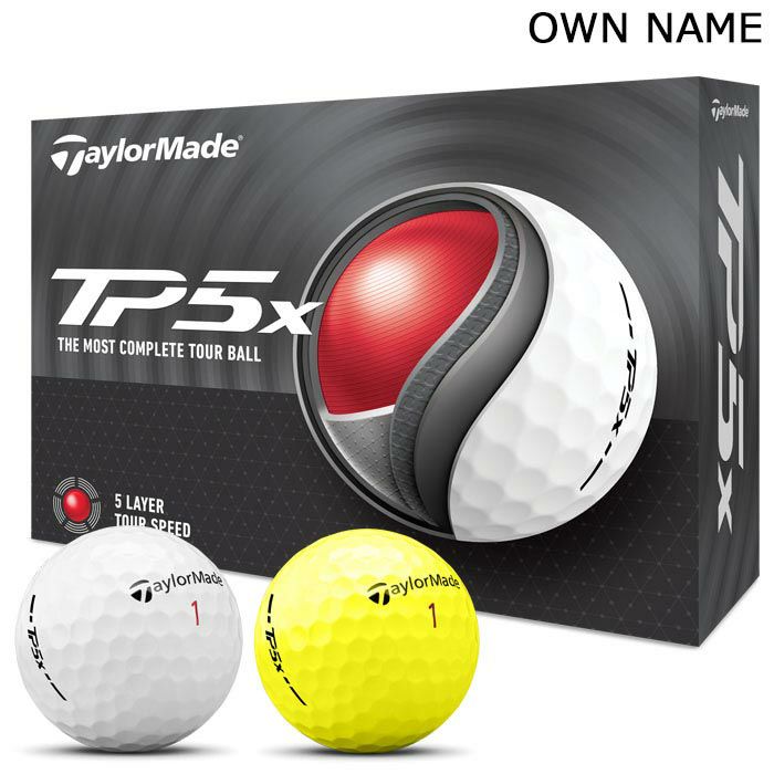 オウンネーム専用 テーラーメイド TP5x 2024年モデル ゴルフボール 1ダース（12球入り） | 【公式】有賀園ゴルフオンラインAGO