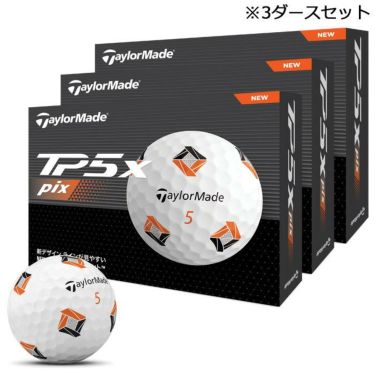 テーラーメイド　TP5x pix 2024年モデル　ゴルフボール　3ダースセット （12球入り×3箱）