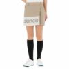 ニューバランスゴルフ　レディース SPORT ロゴプリント カラーブロック ストレッチ インナーパンツ一体型 スカート 012-4134503　2024年モデル ベージュ（040）