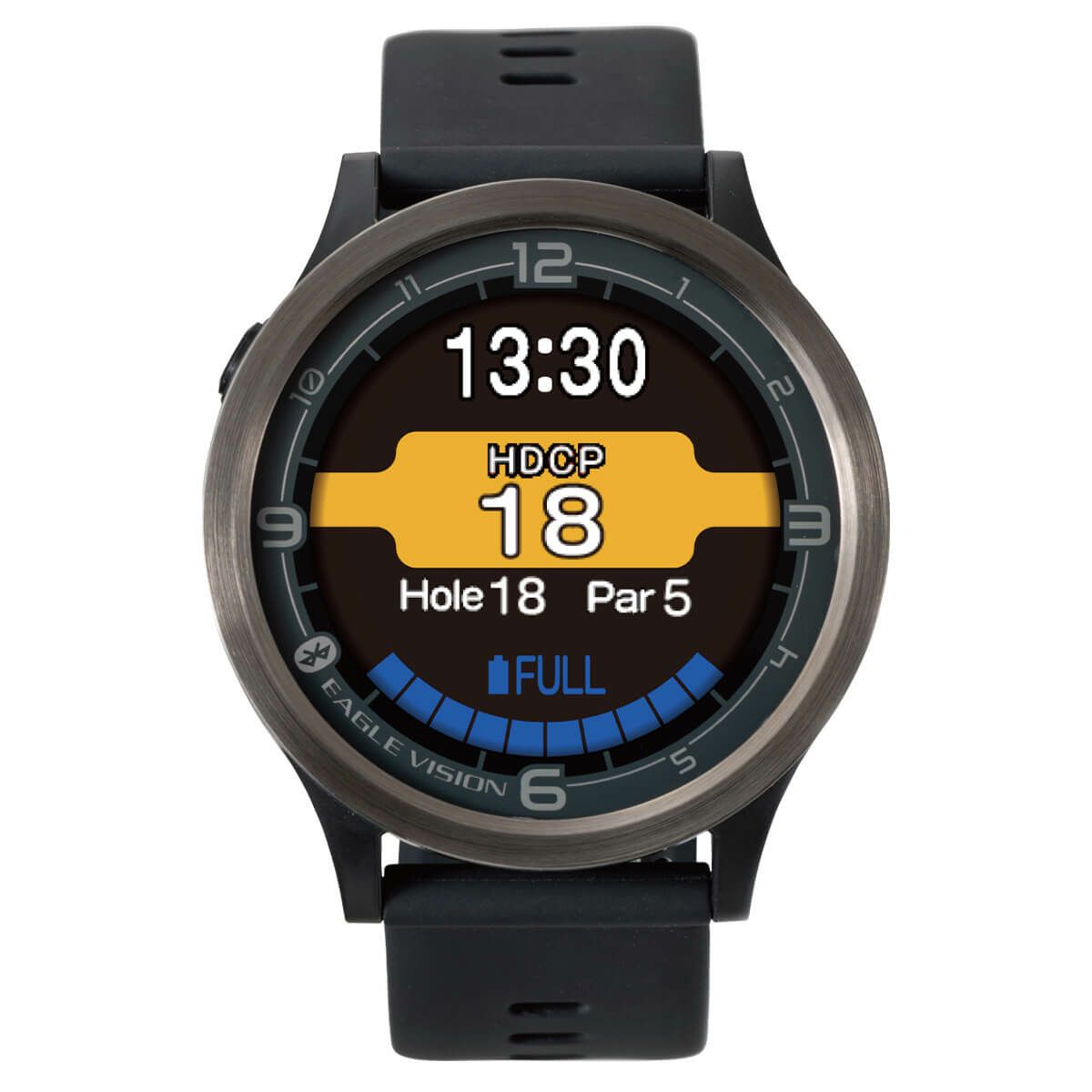 イーグルビジョン watch ACE PRO ウォッチ エース プロ 腕時計型 GPSゴルフナビEV-337 BK ブラック　詳細7