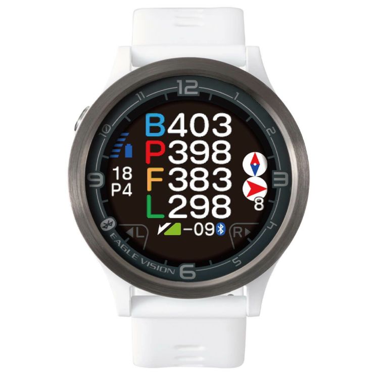 EAGLE VISION イーグルビジョン watch ACE PRO ウォッチ エース プロ 腕時計型 GPSゴルフナビ EV-337 WH ホワイト  | 【公式】有賀園ゴルフオンラインAGO