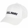 キャロウェイ Callaway　ロゴ刺繍 クールコア メンズ キャップ C24191102 1030 ホワイト　2024年モデル ホワイト（1030）