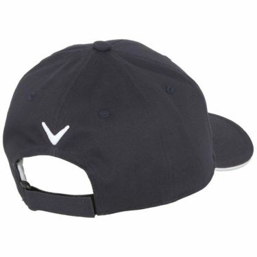 キャロウェイ Callaway　ロゴ刺繍 ベーシック コットンツイル メンズ キャップ C24990105 1120 ネイビー　2024年モデル 詳細1