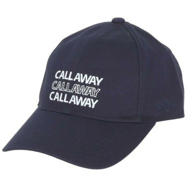 キャロウェイ Callaway　ロゴ刺繍 ポニーテール レディース キャップ C24191201 1120 ネイビー　2024年モデル ネイビー（1120）