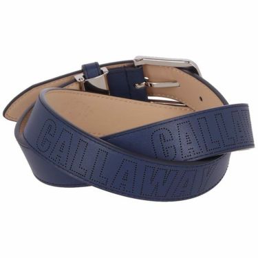キャロウェイ Callaway　レディース ロゴパンチング ベルト C24192202 1120 ネイビー　2024年モデル 詳細1