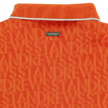 セントアンドリュース St ANDREWS　レディース ロゴジャガード 半袖 ポロシャツ 043-4160252　2024年モデル 詳細4