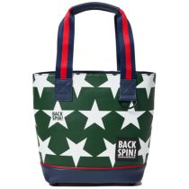 バックスピンゴルフ BACK SPIN! GOLF　スター トート型 カートバッグ BSBD01B308 GR/WH グリーン/ホワイト　2024年モデル