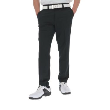 フットジョイ FootJoy　メンズ リネン調 テーパード ロングパンツ FJ-S23-P03　2023年モデル ネイビー（80527）