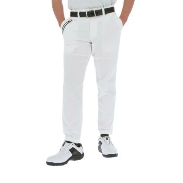 フットジョイ FootJoy　メンズ 4WAYストレッチ テーパード ロングパンツ FJ-S23-P10　2023年モデル ホワイト（80537）