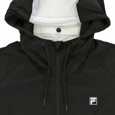 フィラ FILA　メンズ 撥水 バイカラー ストレッチ ボーダー柄 長袖 ポケッタブル フード付き フルジップ ブルゾン 742-240 詳細4