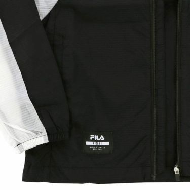 フィラ FILA　メンズ 撥水 バイカラー ストレッチ ボーダー柄 長袖 ポケッタブル フード付き フルジップ ブルゾン 742-240 詳細5