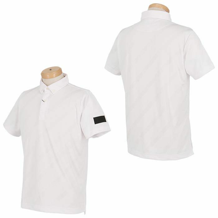 タイトリスト Titleist　メンズ バイアスジャカード 半袖 ボタンダウン ポロシャツ TLPMS103J　2024年モデル 詳細2