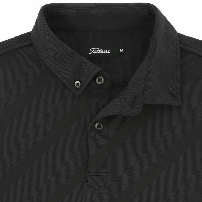タイトリスト Titleist メンズ バイアスジャカード 半袖 ボタン