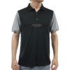 トミー ヒルフィガー ゴルフ　メンズ ロゴ刺繍 カラーブロック リブ衿 半袖 ポロシャツ THMA403　2024年モデル ブラック（10）