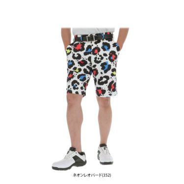 ラウドマウス LOUDMOUTH　メンズ 総柄 ツイル ストレッチ ショートパンツ 763-302　2023年モデル 詳細1