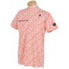 ルコック Le coq sportif　メンズ ロゴジャカード 総柄 ストレッチ 半袖 モックネックシャツ QGMXJA03　2024年モデル 詳細6