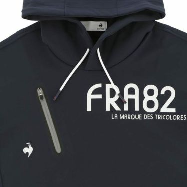 ルコック Le coq sportif　メンズ 撥水 ダンボールニット ストレッチ 長袖 プルオーバー フーディー QGMXJL54　2024年モデル 詳細4