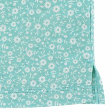 ルコック Le coq sportif　レディース マーガレット柄 ストレッチ 半袖 ポロシャツ QGWXJA12　2024年モデル 詳細6