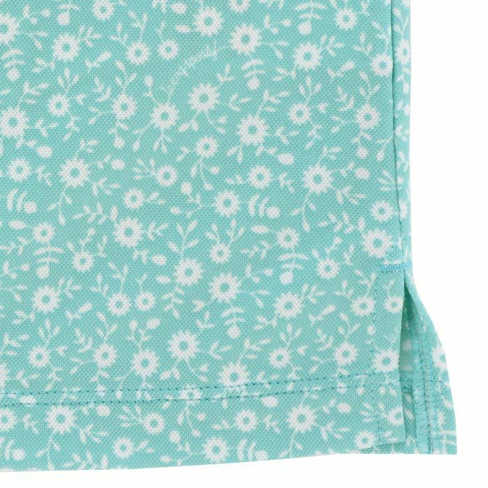 ルコック Le coq sportif　レディース マーガレット柄 ストレッチ 半袖 ポロシャツ QGWXJA12　2024年モデル 詳細6