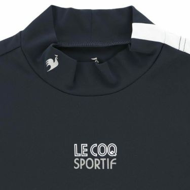 ルコック Le coq sportif　レディース アシンメトリー サイドライン ストレッチ 長袖 ハイネックシャツ QGWXJB00　2024年モデル 詳細3