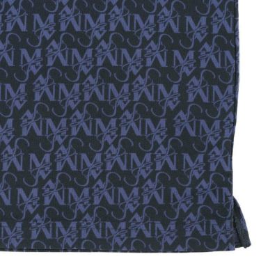 マンシングウェア Munsingwear　メンズ ロゴデザイン 総柄 モノグラムプリント 半袖 ポロシャツ MGMXJA20　2024年モデル 詳細5