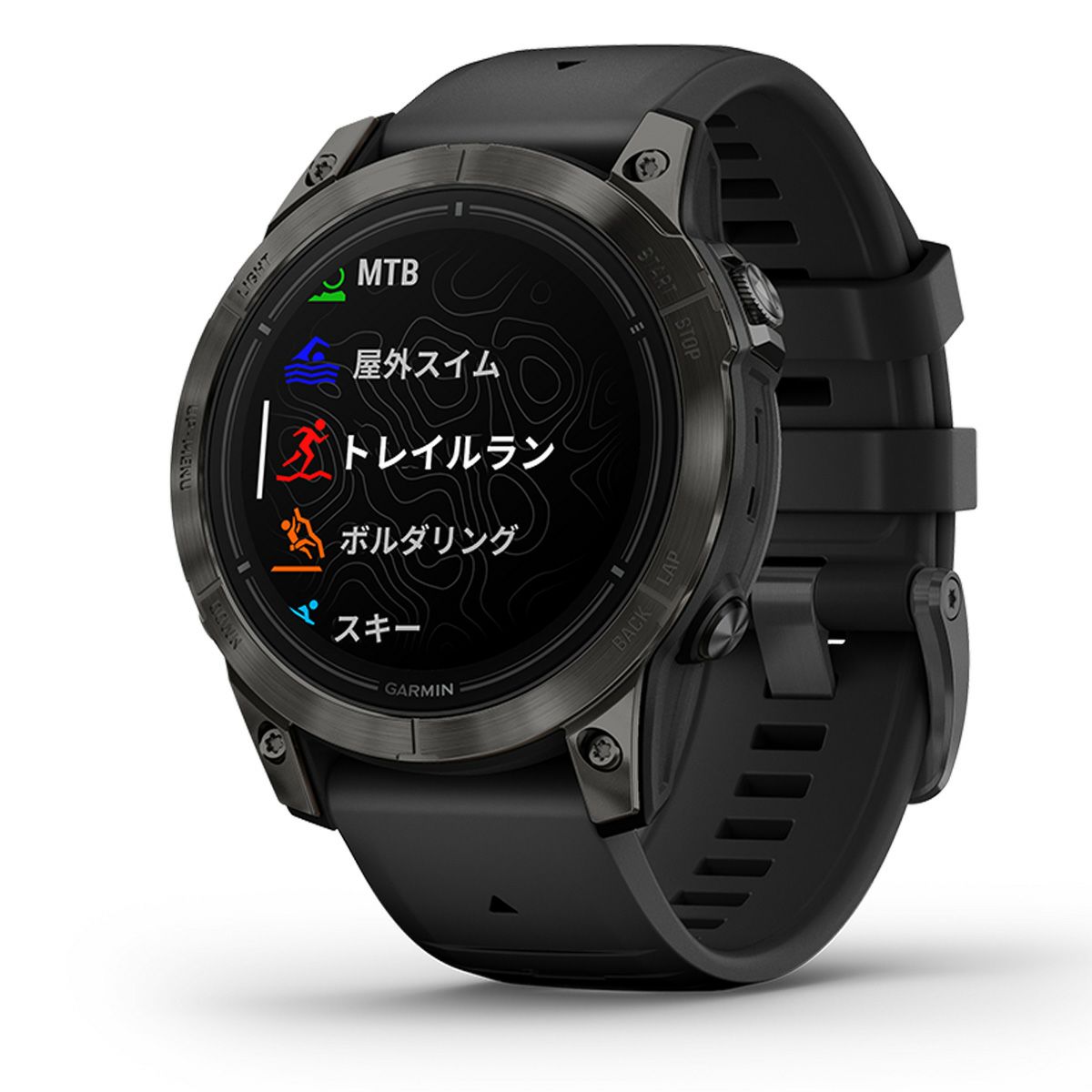 Garmin ガーミン　epix Pro エピックス プロ 47mm シリコンバンド　010-02803-52 Black　2023年モデル 詳細5