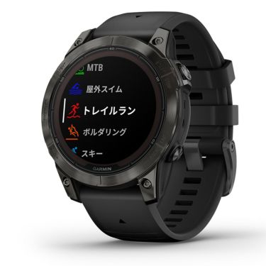 Garmin ガーミン　fenix 7 Pro フェニックス 7 プロ　サファイア デュアルパワー　47mm シリコンバンド　010-02777-52 Ti Carbon Gray DLC / Black　ソーラー充電 2023年モデル Black 詳細14