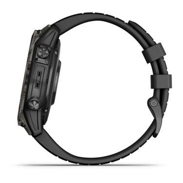 Garmin ガーミン　fenix 7 Pro フェニックス 7 プロ　サファイア デュアルパワー　47mm シリコンバンド　010-02777-52 Ti Carbon Gray DLC / Black　ソーラー充電 2023年モデル 詳細6