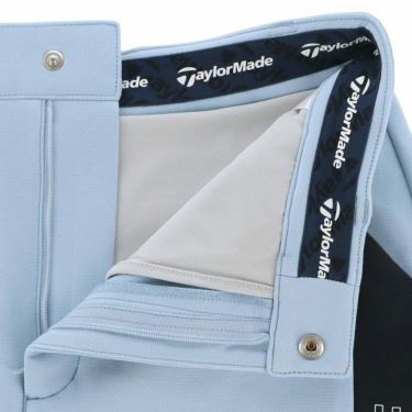 テーラーメイド TaylorMade　レディース 配色ライン アウトラインロゴプリント インナーパンツ一体型 スウェット スカート TL473　2024年モデル 詳細5