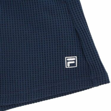 フィラ FILA　レディース ロゴ刺繍 ワッフル生地 ストレッチ インナーパンツ一体型 キュロット 754-301-2　2024年モデル 詳細8