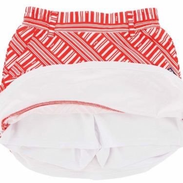 フィラ FILA　レディース 総柄プリント 生地切替 ストレッチ インナーパンツ一体型 スカート 754-361　2024年モデル 詳細9