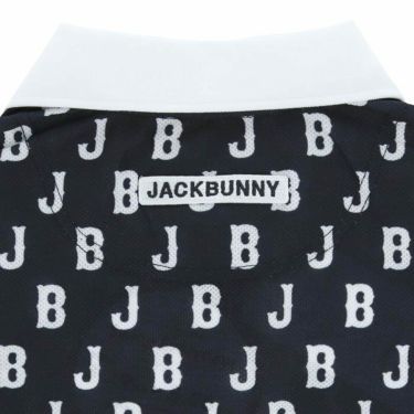 ジャックバニー Jack Bunny!!　メンズ モノグラム 総柄 バイカラー 半袖 ポロシャツ 262-4160325　2024年モデル 詳細5