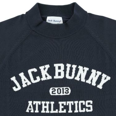 ジャックバニー Jack Bunny!!　レディース ロゴデザイン 半袖 モックネック プルオーバー 263-4175344　2024年モデル 詳細3