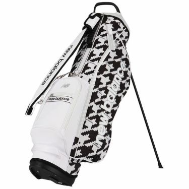 ニューバランスゴルフ　SPORT レディース マルチパターン柄 スタンド キャディバック 012-4180501 010 ブラック ブラック（010）