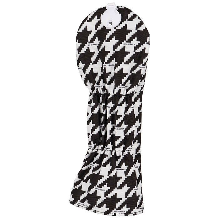 ニューバランスゴルフ　SPORT レディース マルチパターン柄 フェアウェイウッド用 ヘッドカバー 012-4184502 010 ブラック 詳細1